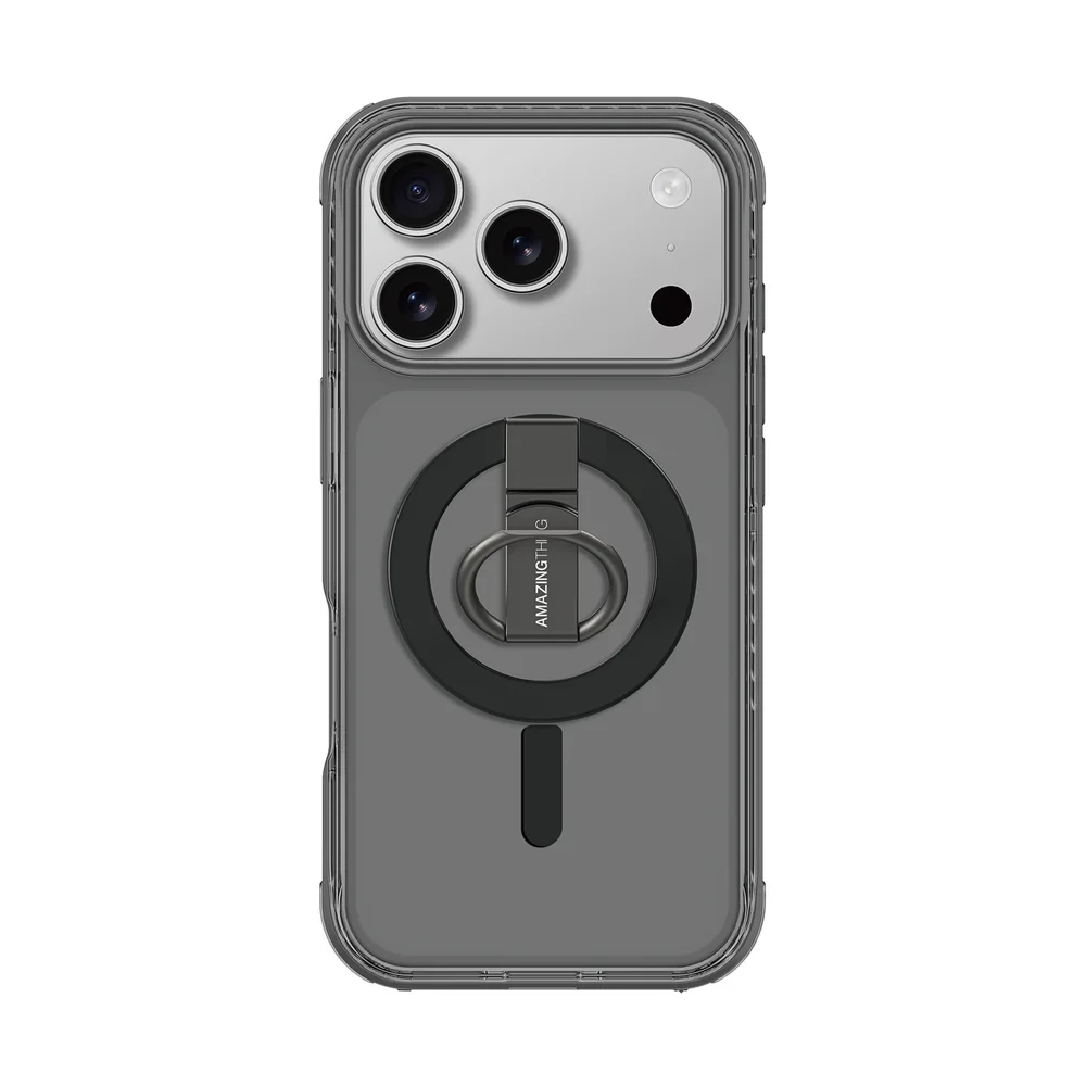 AmazingThing Titan Pro Grip Ring Set Case iPhone 17 Pro (W1398) Black