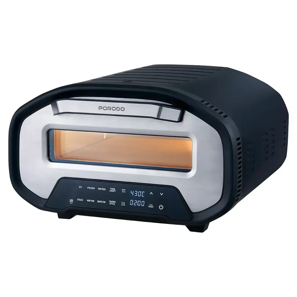 Porodo 12" Indoor Electric Pizza Maker 2200W (LFS177) Black