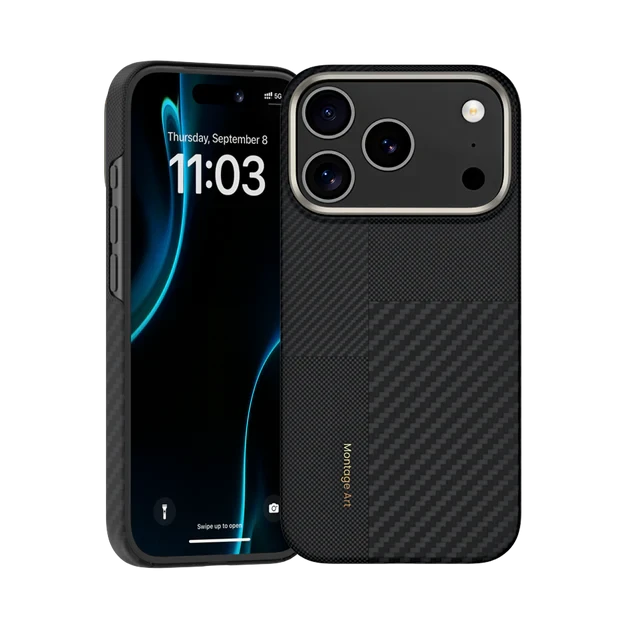 Benks Montage ArmorAir Case built with Kevlar® for iPhone 17 Pro Max - Black