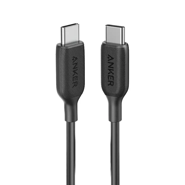 Anker PowerLine III USB-C to USB-C Cable 3FT (A8852H11) – Black