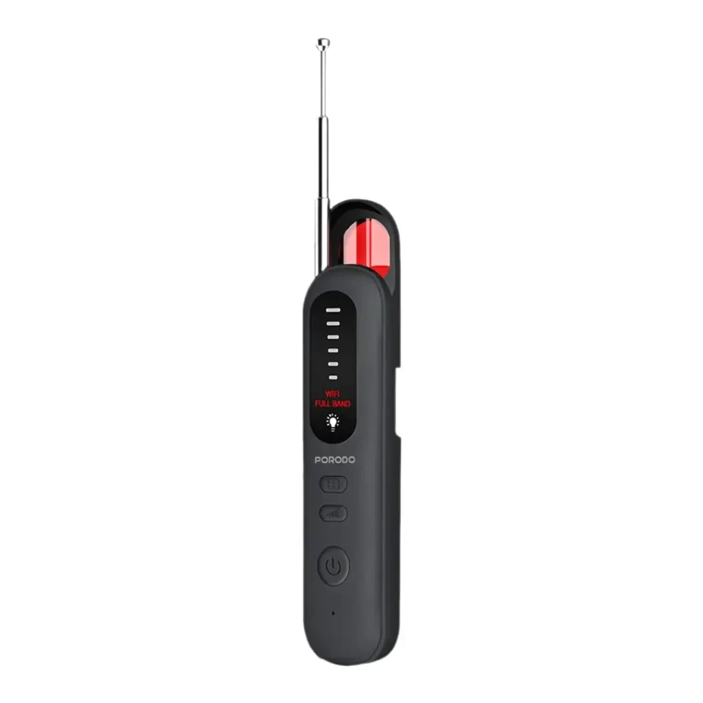 Porodo Spy Guard Wireless Signal & Camera Detector (Pd-Etk11-Bk) Black