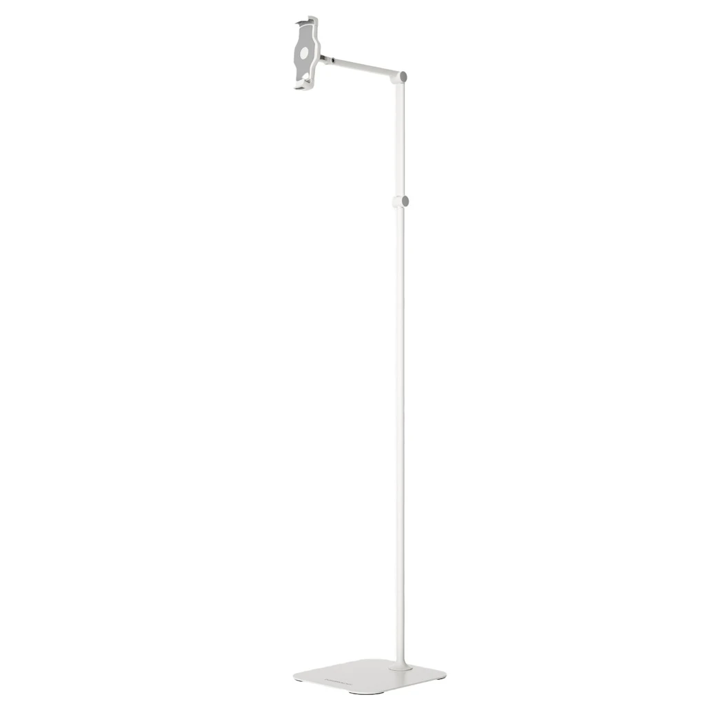 Powerology Adjustable And Rotatable Tablet Stand 170cm with Metal Base - White