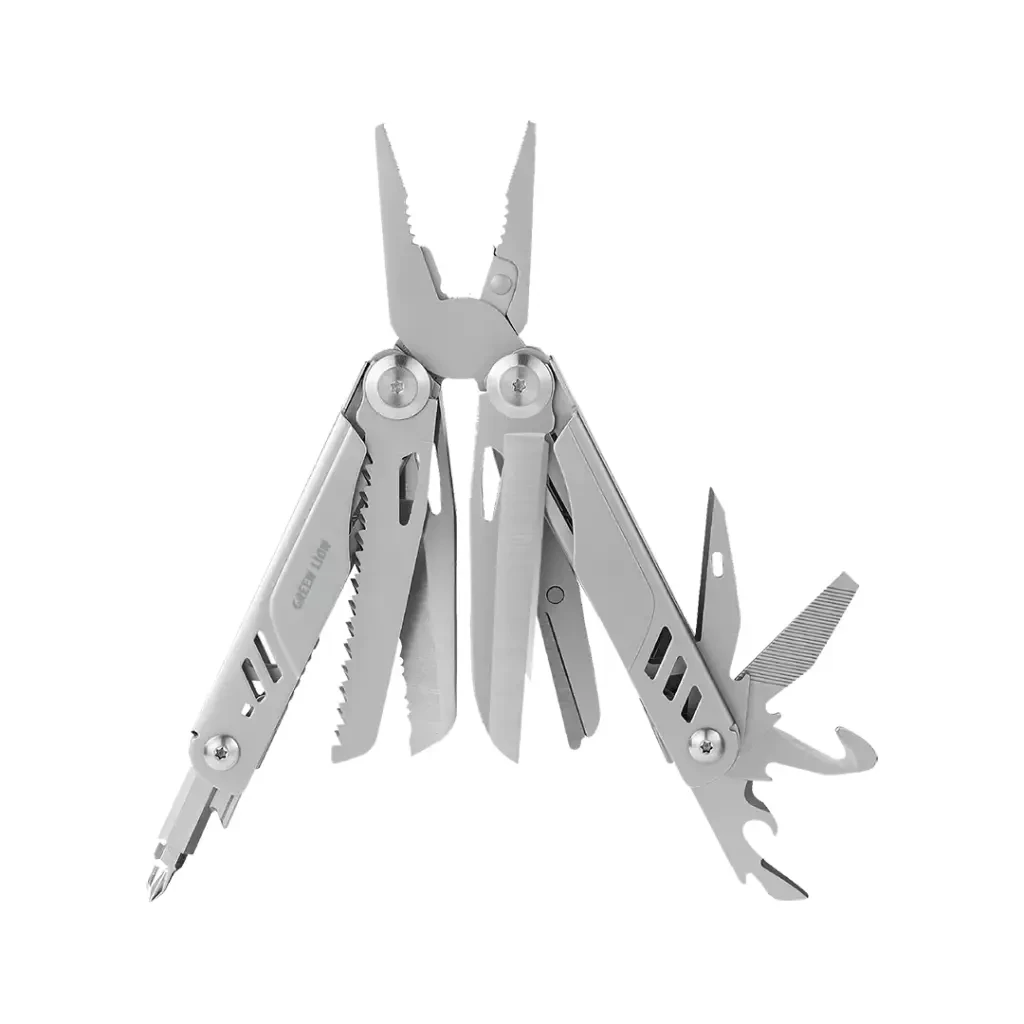 Green Lion Multi-Plier X 15 In 1 Multi Tool Kit (GNMLTPLX15SL) Silver