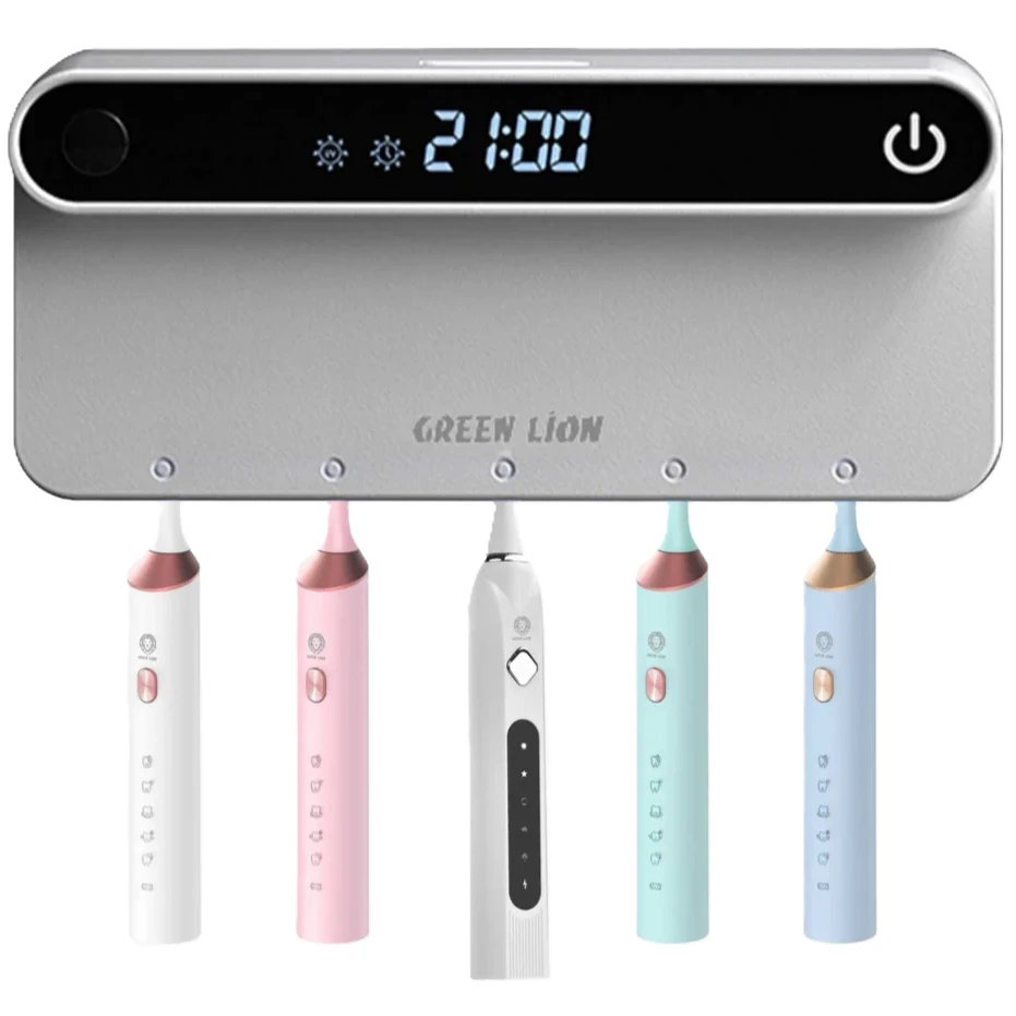 Green Lion Smart Toothbrush Sterilizer (GNSTBSTRBK) White
