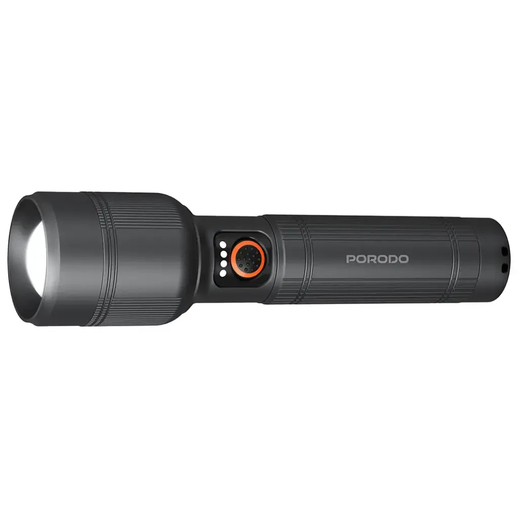 Porodo LumaLite 1200 Rechargeable FlashLight (PDFL5101) Gray