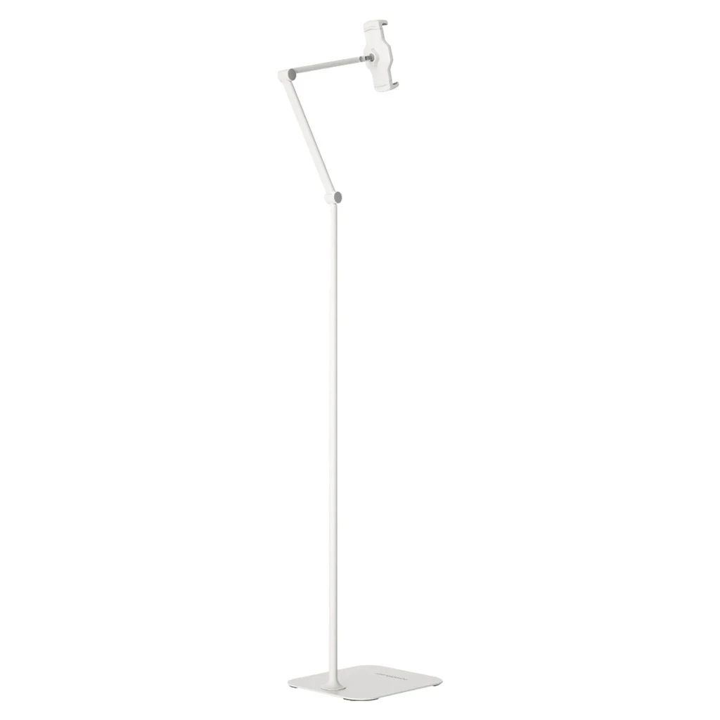 Powerology Adjustable And Rotatable Tablet Stand 170cm with Metal Base - White