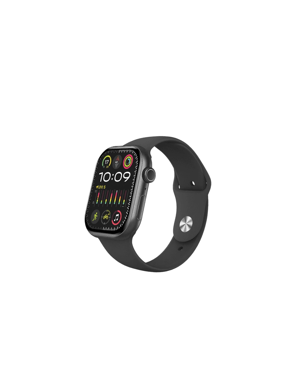 Moxedo MEVO+ Smartwatch with Chat GPT AI Assistant & Bluetooth Calling - Black