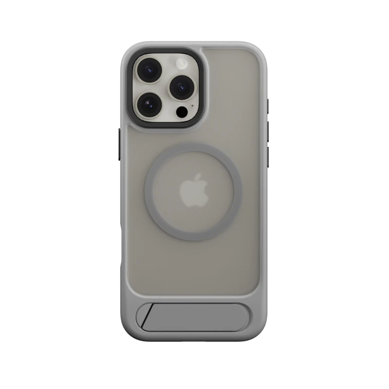 SwitchEasy Easystand Magsafe Stand Guard Protective Case for iPhone 16 Pro - Titanium