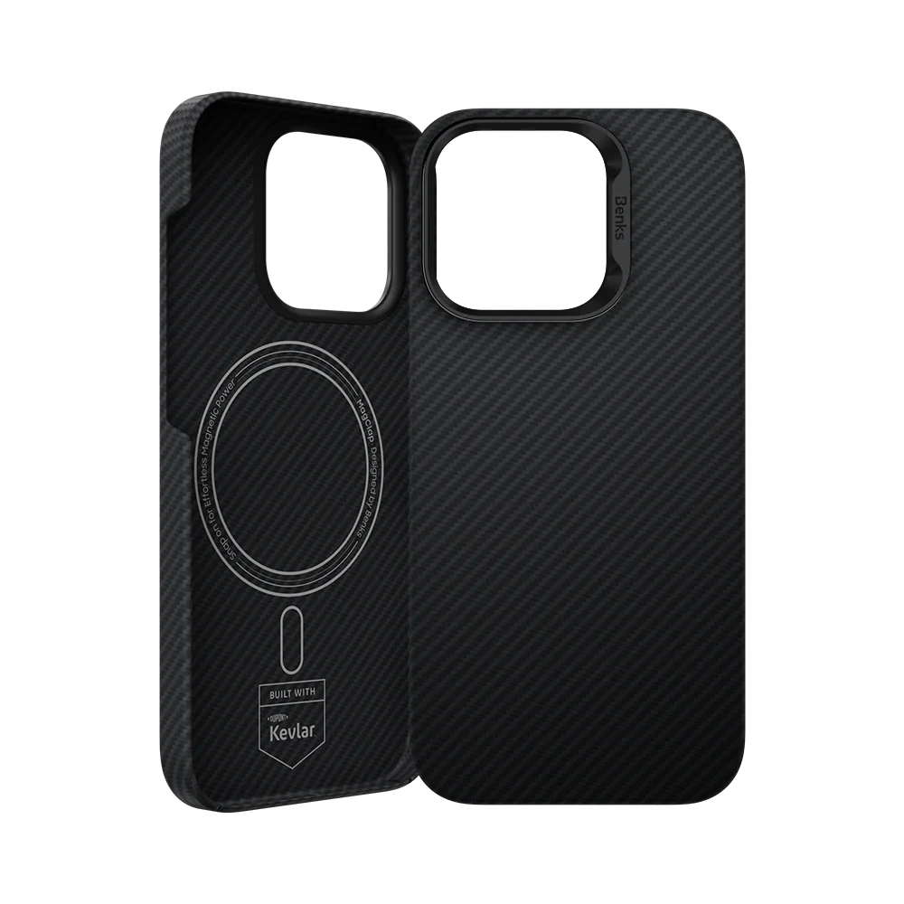 Benks Armor Air Kevlar Magsafe Case Iphone 16 Pro Max - 600D / Black