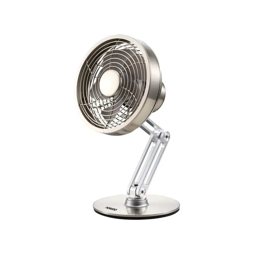 Porodo Metal Desk Fan - PDLFST043GY -SILVER