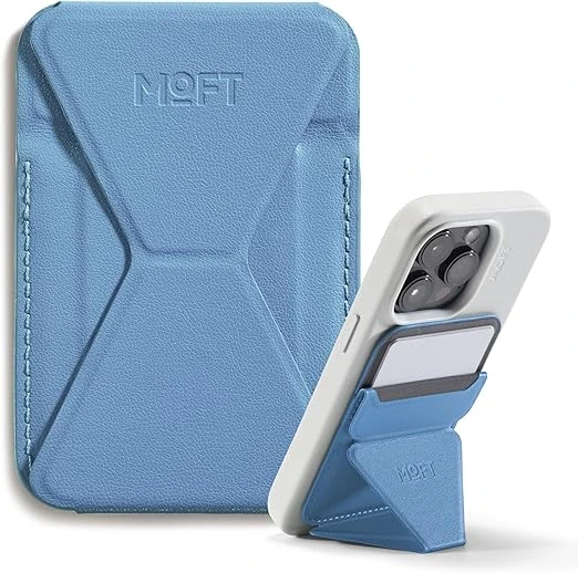 MOFT Snap-On Iphone Stand & Wallet (MOVAS) -Windy Blue