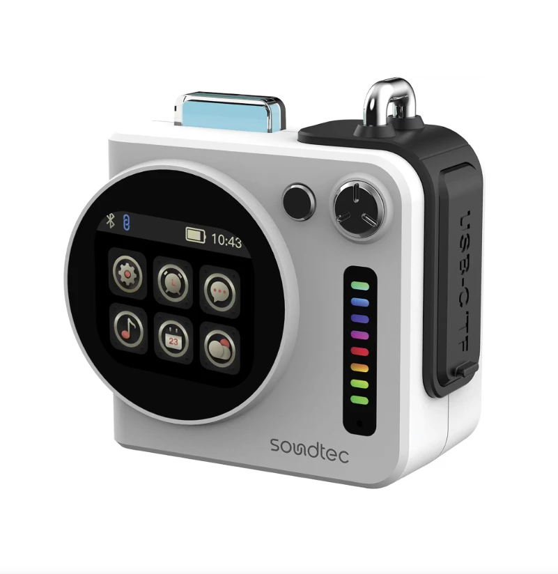 Porodo Vibego Mini RGB Speaker BT.5.4 (PDS001) White