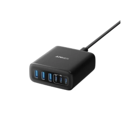 Anker 112W 6-Port Fast Desktop Charger - Black A2154K11