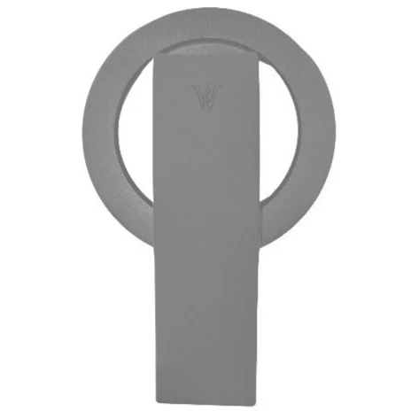 Wizard Tando Ring Mag - Multi-Functional Aluminium Stand with Silicon Grip - Grey