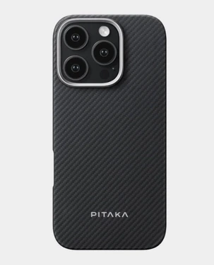 Pitaka Ultra-Slim Case For Iphone 16 Pro -Black/Grey