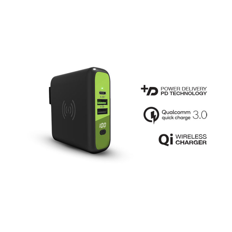 Goui Mbala 3 in 1 Wall Charger + Wireless Charger + Power Bank 8000mAh