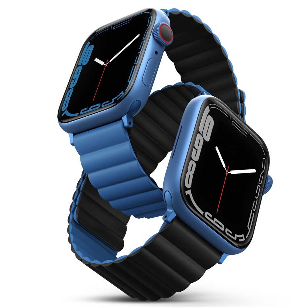 UNIQ Revix Apple Watch Silicon Strap 38mm & 40mm & 41mm - Blue/Black