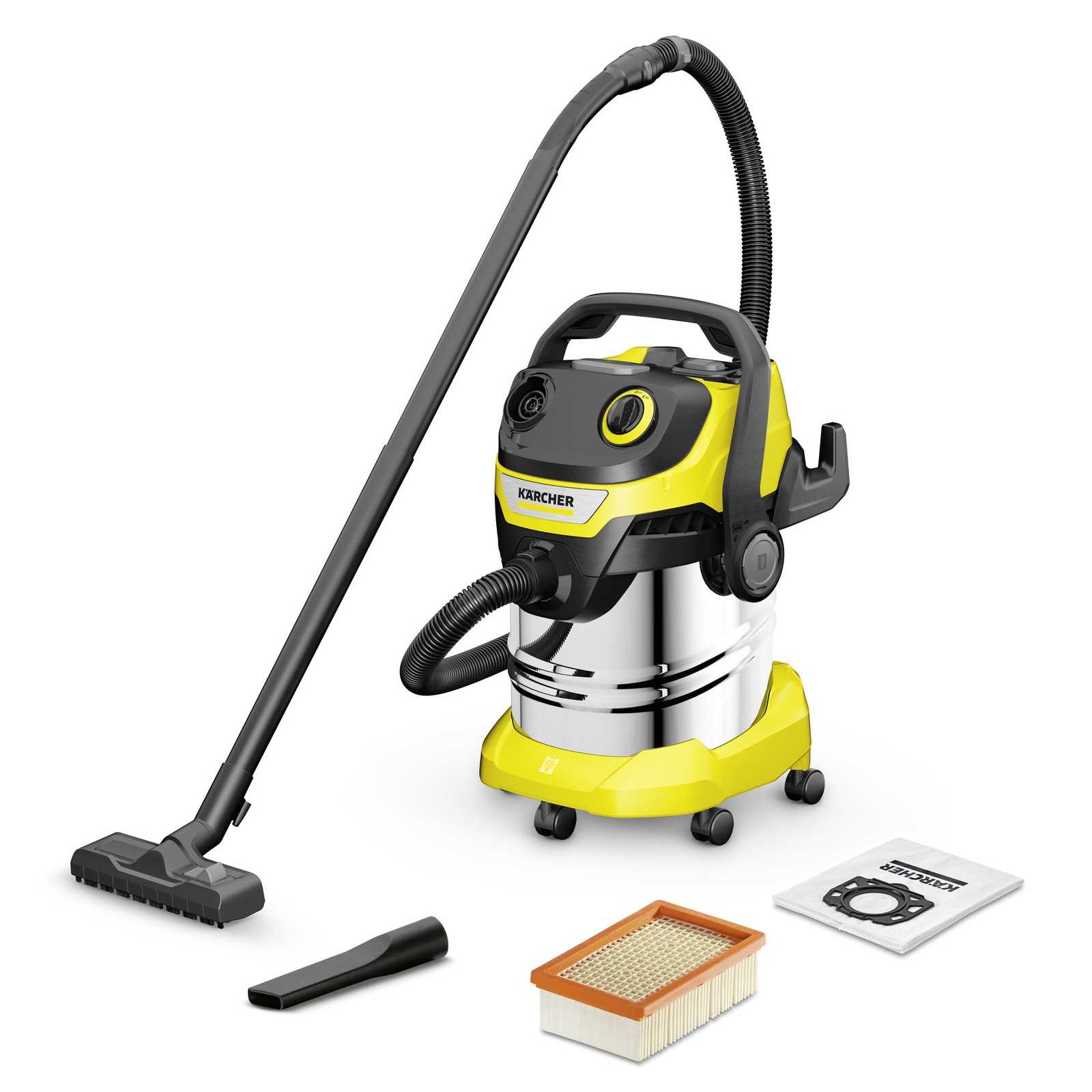 Karcher Stainless Steel Wet And Dry Vacuum Cleaner WD 5 S