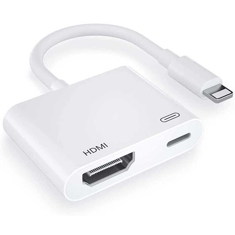 Digital Lightning TV Adapter + Charger For Apple Devices