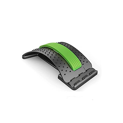 Back Stretcher Magnetotherapy Multi-Level Adjustable Massager - Green