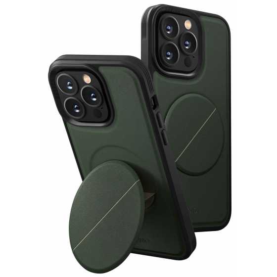 Uniq Novo iPhone 14 Pro Grip & Stand Case - Green