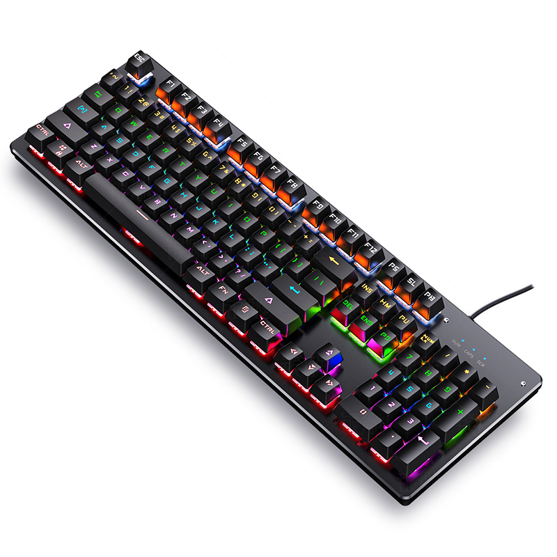 LEAVEN Gaming USB Wired Mechanical Keyboard Ã¢â‚¬â€œ Black