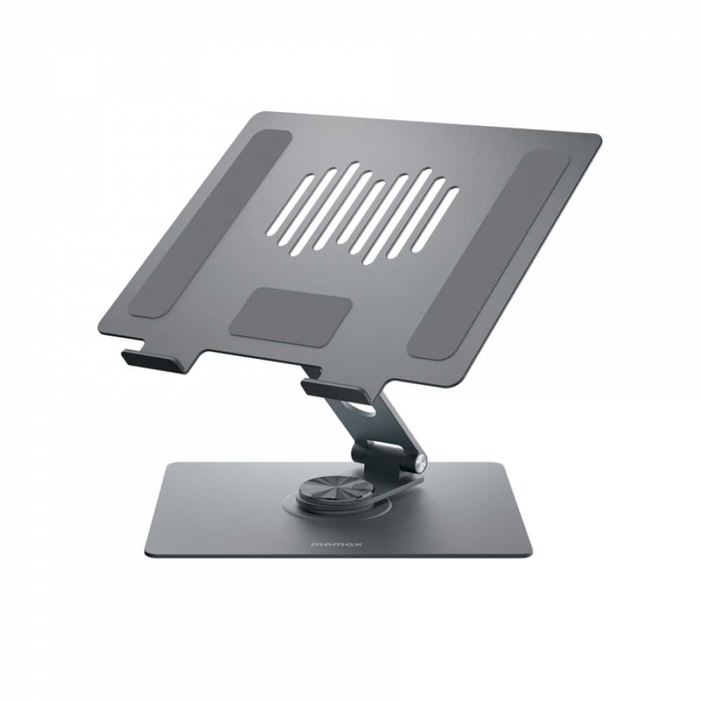 Momax Fold Stand Rotatable & Laptop Stand - Gray