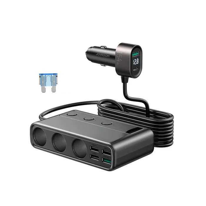 Joyroom 154W Multi-Port Car Cigarette Lighter Adapter