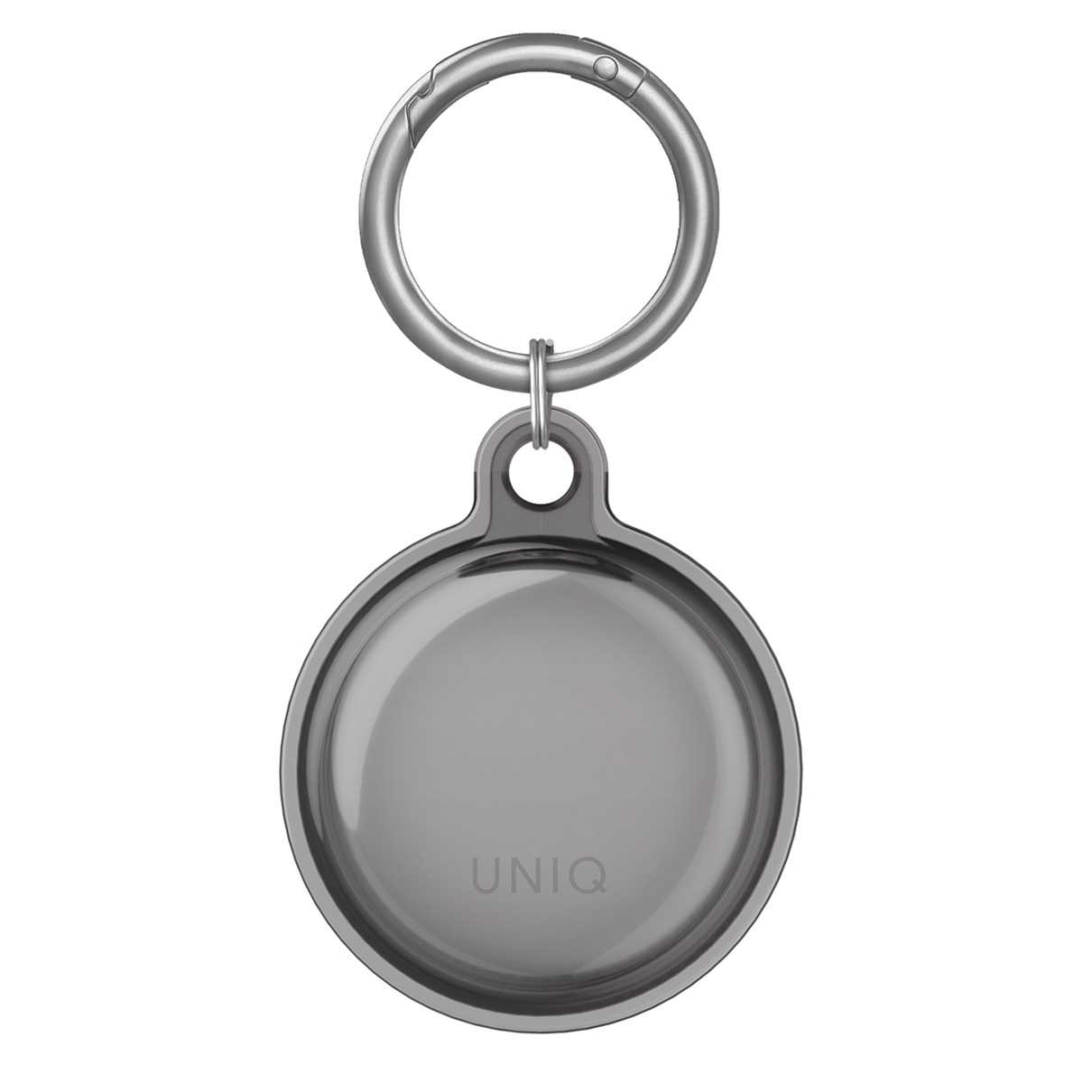 Uniq Glase Slim AirTag Case - Glossy Smoke
