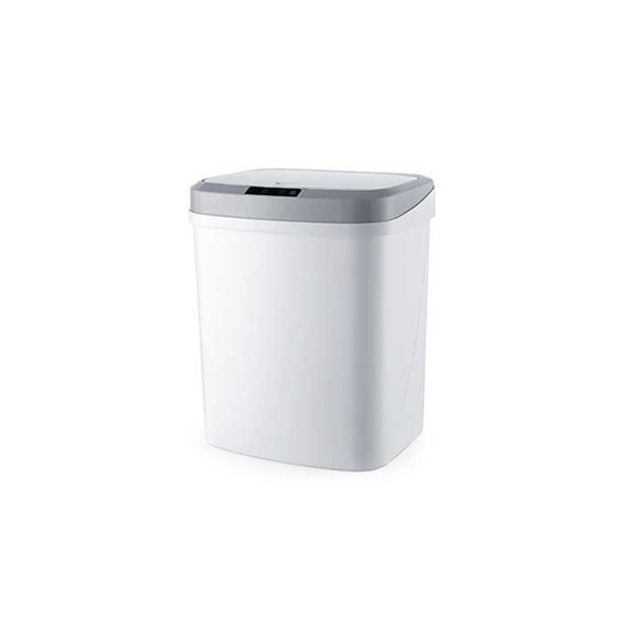 Smart Digital Display Touchless Sensor Dustbin 15L Ã¢â‚¬â€œ White