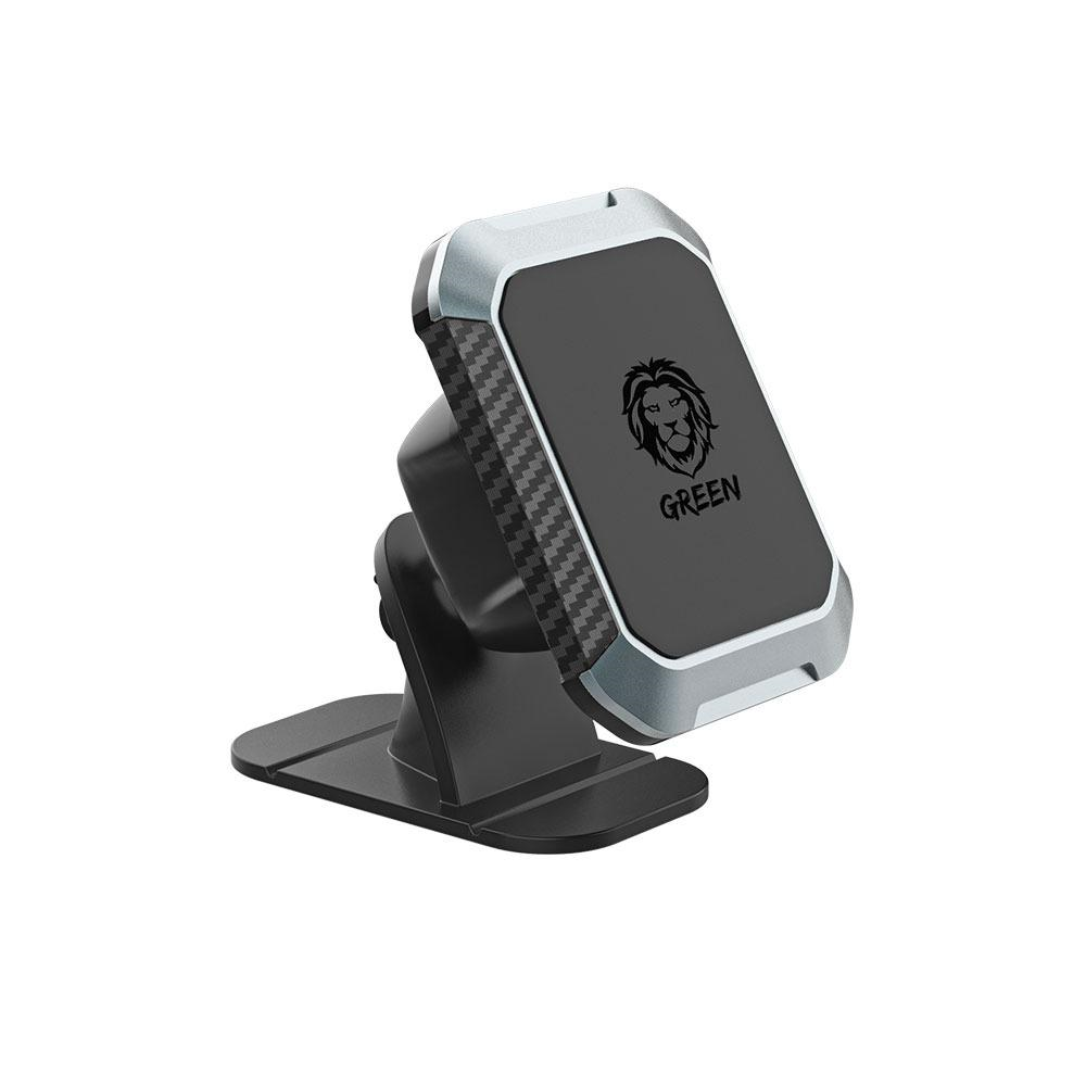 Green Magnetic Car Phone Holder 360 Rotation