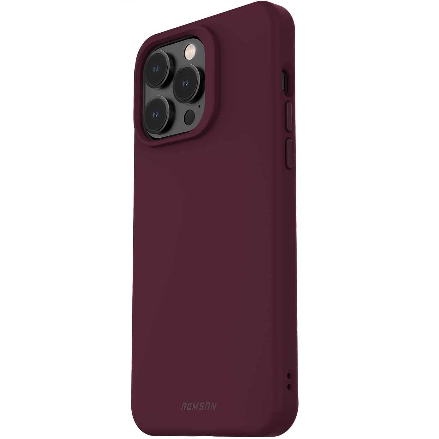 Remson Mag-X Magnetic Hybrid Protective Case for iPhone 14 Pro Max - Maroon