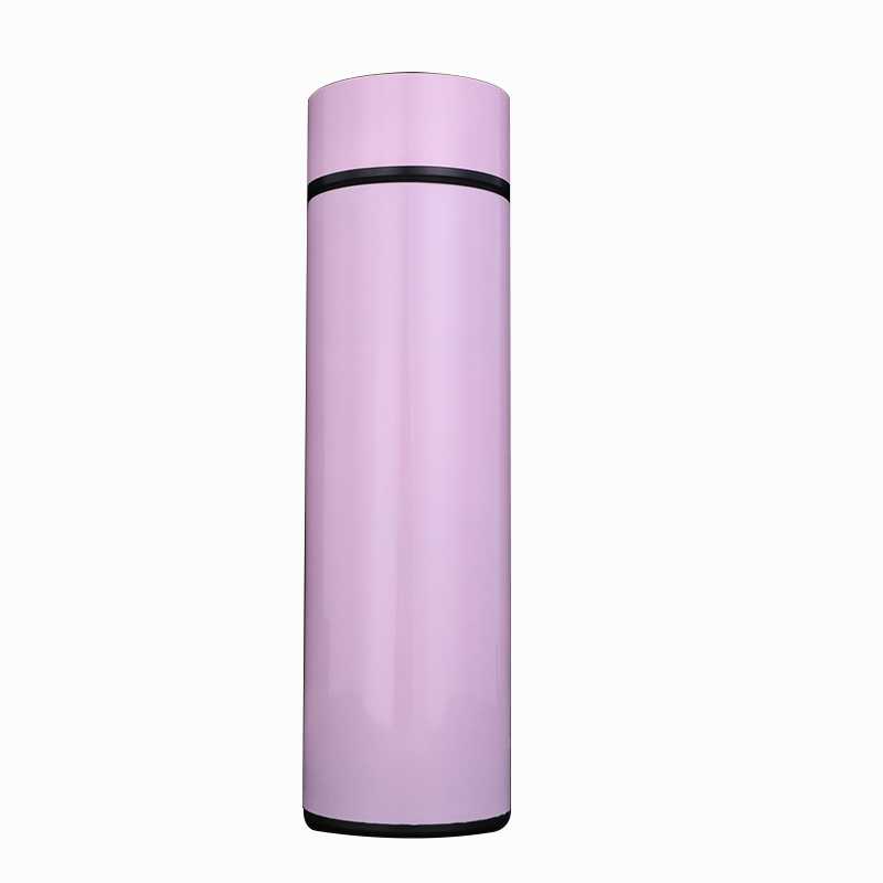 Stainless Steal Digital Display Bottle / 500ML - Pink