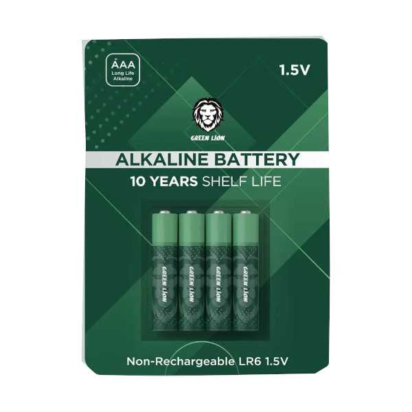 Green Rechargeable Battery AAA 4 Pack