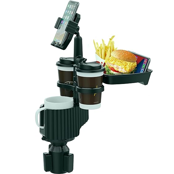 Multi Functional Cup Holder + Food Tray