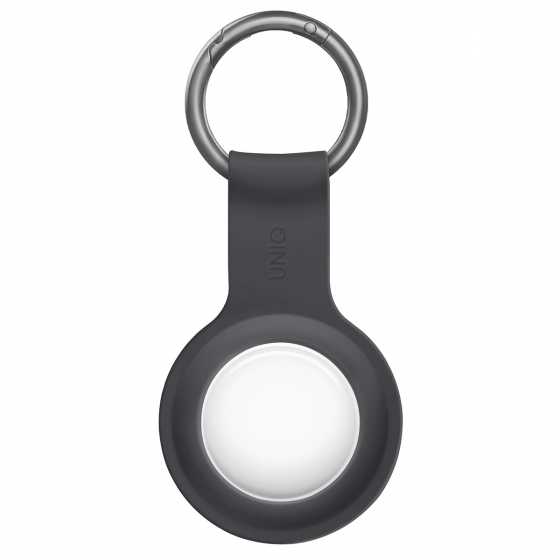 Uniq Lino Liquid Silicone AirTag Case - Grey