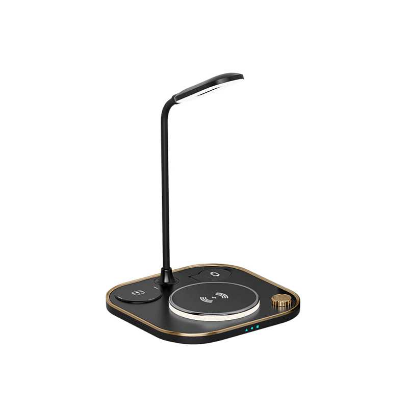 Proda 5 in 1 Wireless Charger With LED Lamp - Black