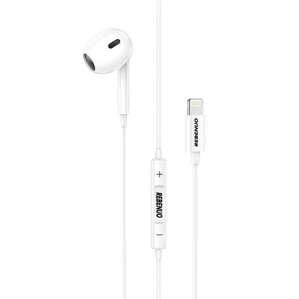 Rebenuo MFI Mono Earphone With Lightning Connector