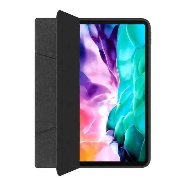 Green Stand Mate Premium Leather Case For iPad 10.9/11 - Black