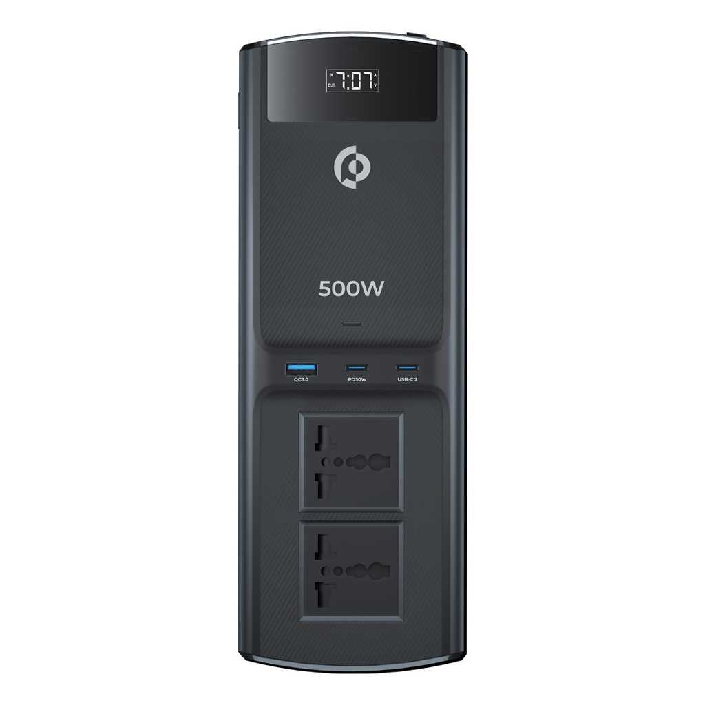 Powerology Universal Multi-Port Car Inverter 500W
