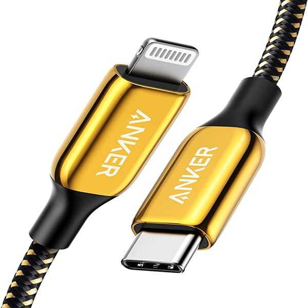 Anker Powerline+ III 24k Gold Type C To Lightning Cable - 1.8M