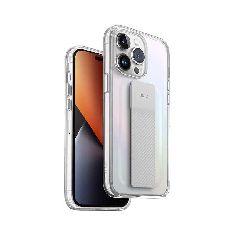 UNIQ Hybrid iPhone 14 Pro Heldro Mount Series - Iridescent