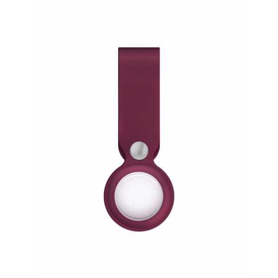 Uniq Vencer Silicone AirTag Loop Case - Maroon