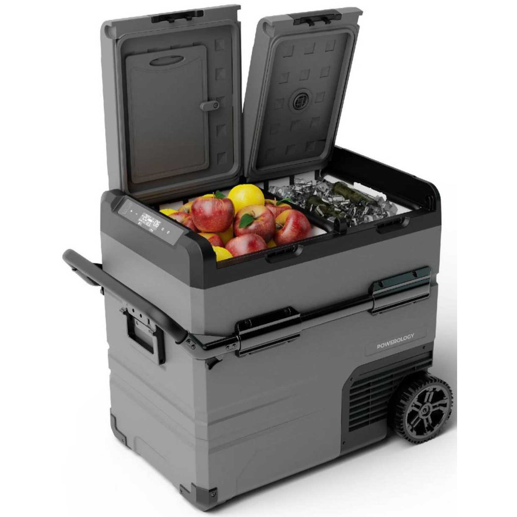 Powerology Smart Refrigerator for Travel 55 Liter - Gray