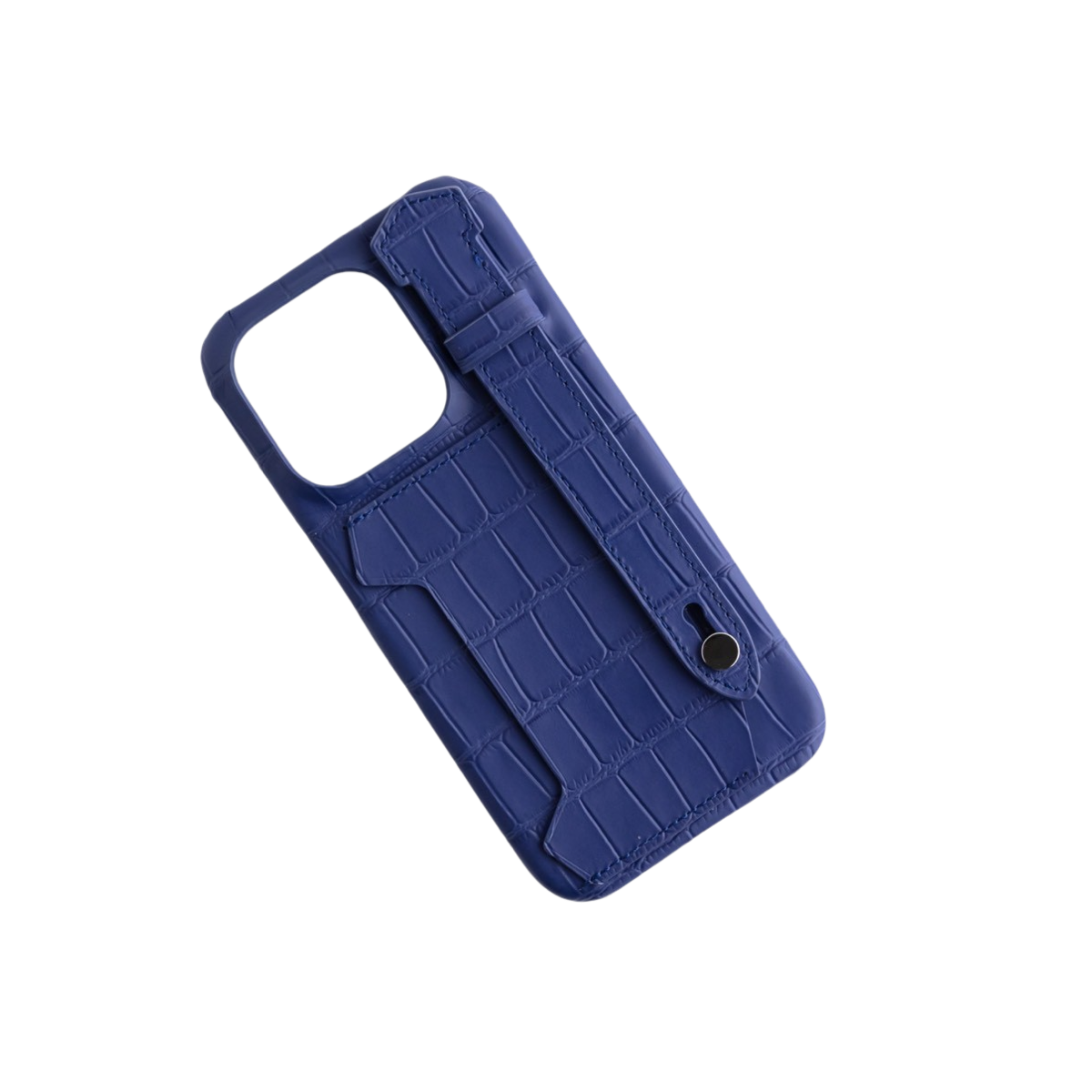 Qatari Cases Crocodile Case For iPhone 15 Pro Max - Dark Blue