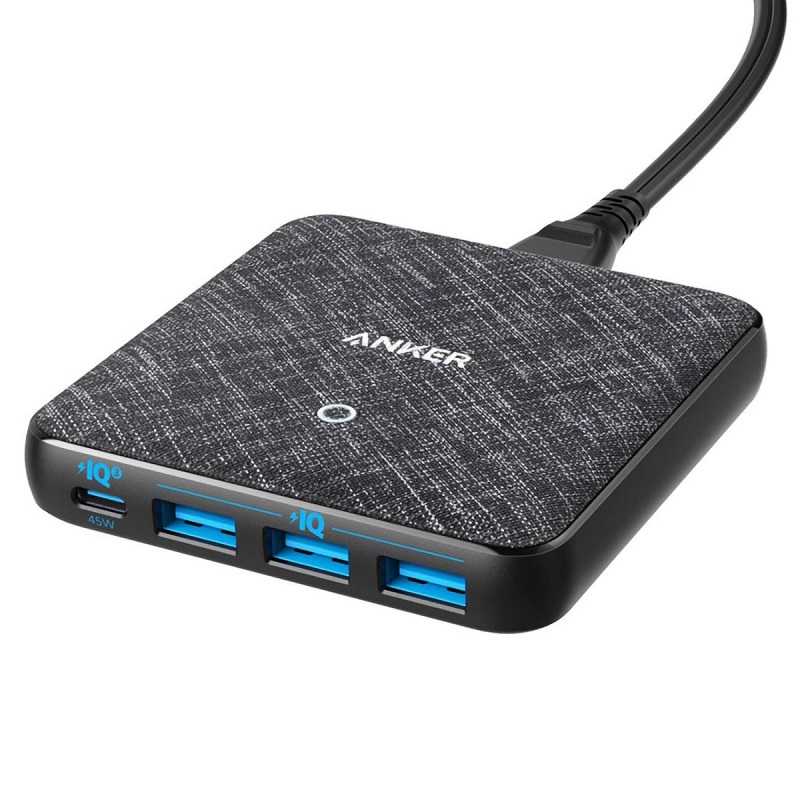 Anker PowerPort Atom Slim 4 Ports 65W Ã¢â‚¬â€œ Black