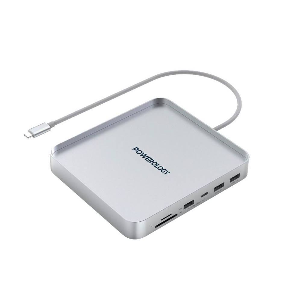 Powerology 7 In 1 USB-C Hub & Stand