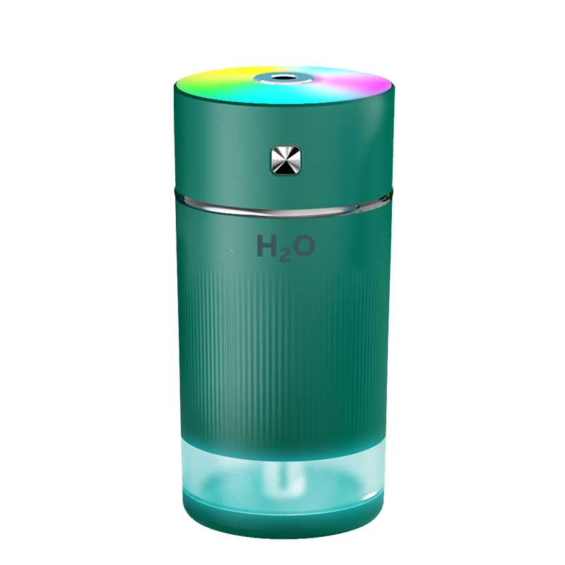 Rosy Clouds Humidifier With LED Light  240ML - Green