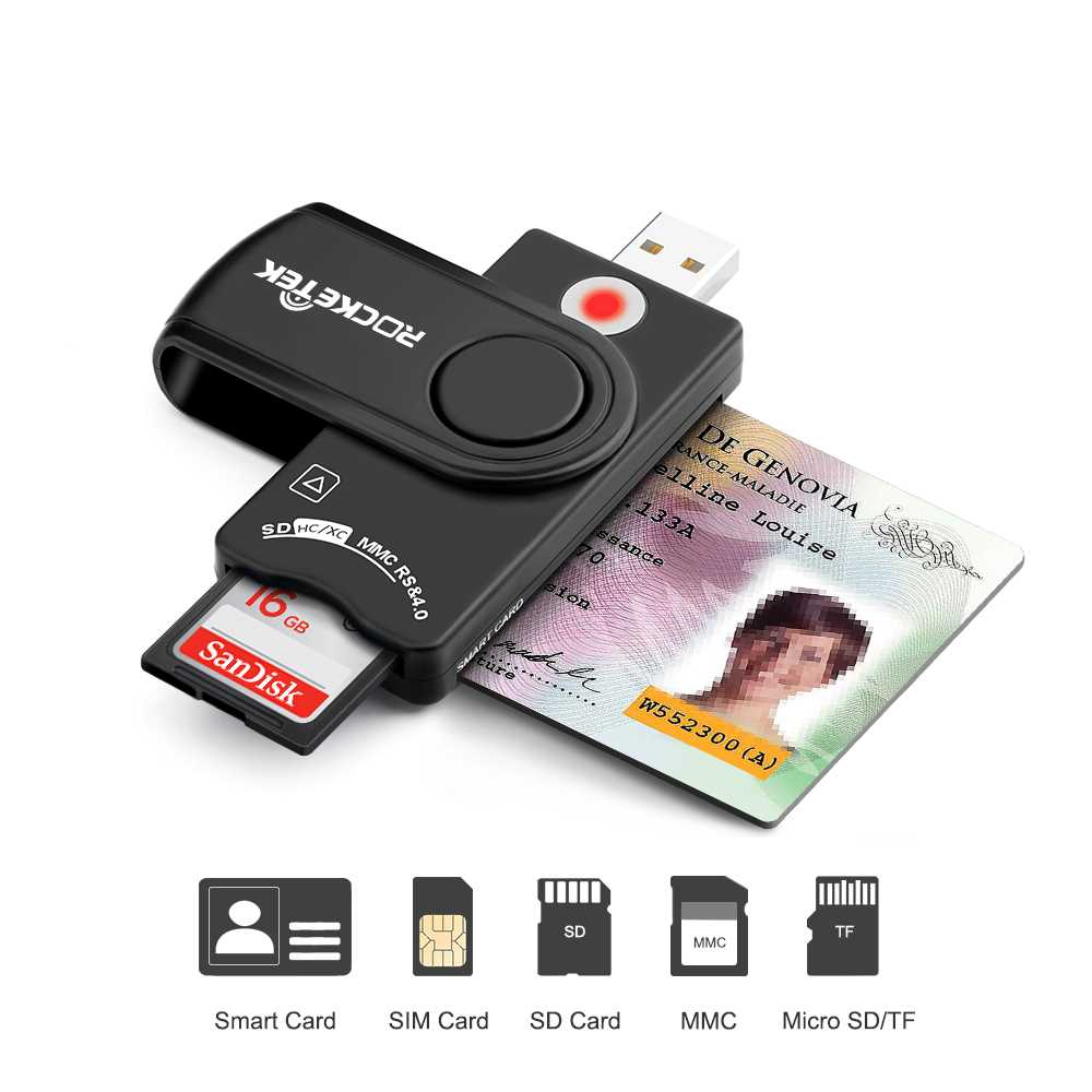 Rocketek USB Smart Card Reader