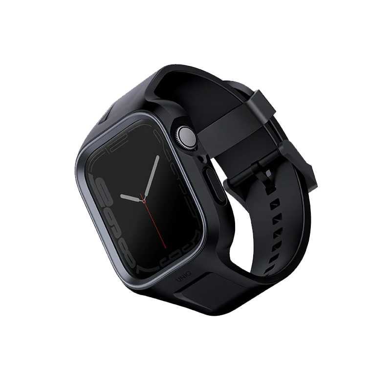 Uniq Monos 2-in-1 Strap for Apple Watch 44/45mm - Midnight Black